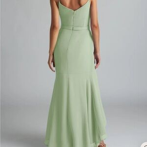 Azazie Dusty Sage Green bridesmaid dress